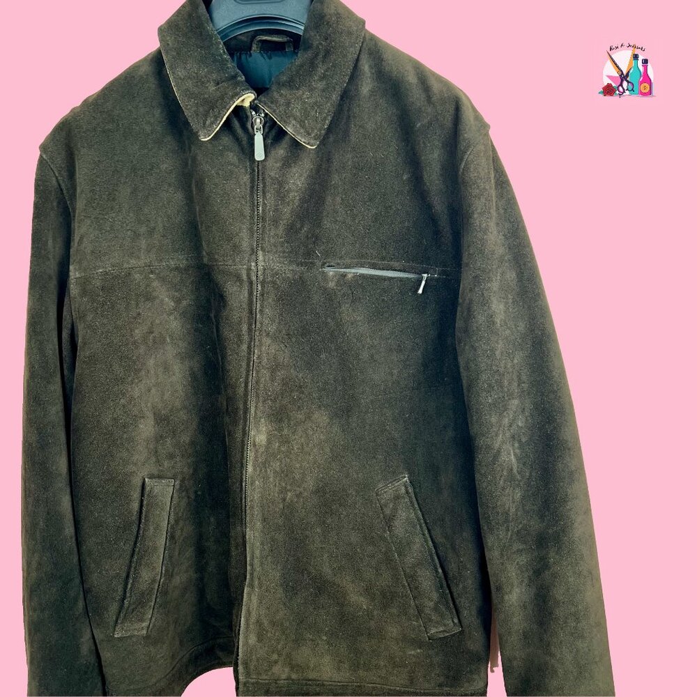 Joseph Abboud Leather Jacket | M